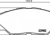 Дискові гальмівні колодки (передні) HELLA 8DB355012-241 (фото 2)