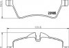 Дисковые тормозные колодки (передние) HELLA 8DB355012-341 (фото 2)