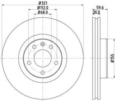 Тормозной диск зад. A6 04-11 (PRO) 8DD355111-141