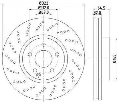 Тормозной диск (передний) 8DD355114-231