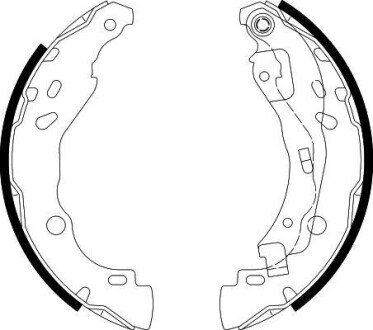 Дисковые тормозные колодки (задние) 8DB355002-641