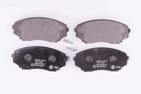 Гальмівні колодки, дискове гальмо (набір) HELLA 8DB355009641 (фото 1)