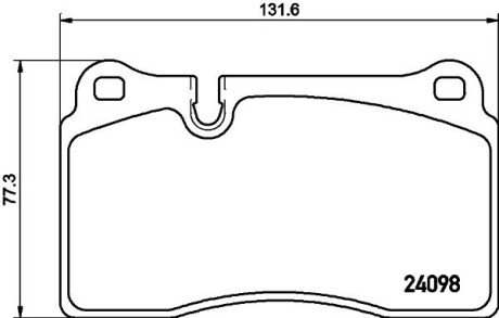 Тормозные колодки (передние) 8DB355011-851