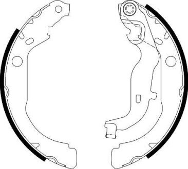 Дисковые тормозные колодки (задние) 8DB355022-261