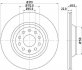 Тормозной диск (задний) HELLA 8DD355112121 (фото 1)