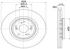 Диск гальмівний Honda CR-V 1.6D/2.2D/2.4 01.12- HELLA 8DD 355 125-321 (фото 1)