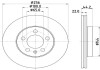 Диск гальмівний перед. Audi A1 Seat Arona, Ibiza Skoda Fabia, Kamiq, Scala VW Polo 1.0-2.0 01.17- HELLA 8DD 355 132-091 (фото 1)