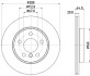 PRO BMW гальмівний диск i3 (I01) Range Extender 13- HELLA 8DD 355 132-541 (фото 4)