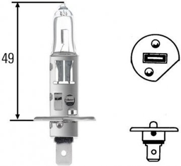 HELLA H1 Plus 90% 12V 55W Автолампа 8GH 002 089-531