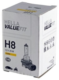 Лампа 12V H8 35W PGJ19-1 VALUEFIT 8GH 242 632-151