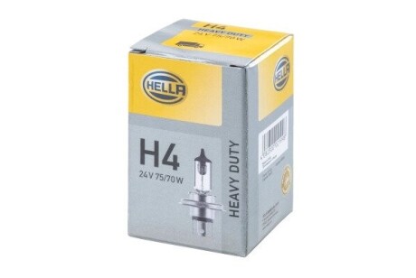 HELLA H4 24V 75/70W P43t-38 Лампа HEAVY DUTY 8GJ 178 555-201