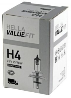 Лампа VALUEFIT H4 24V 75/70W P43t 8GJ 242 632-101