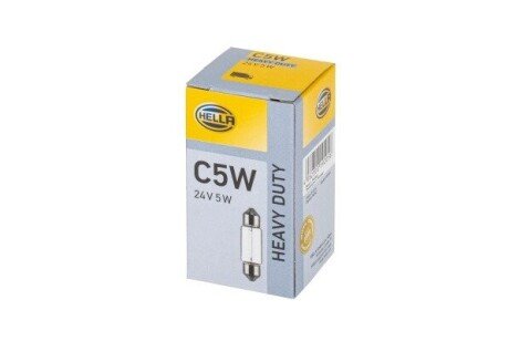 Лампа розжарювання HEAVY DUTY C5W 24V 5W SV 8,58 8GM002092-241