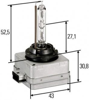 Лампа газорозрядна D1S, 35 W 85V, PK32d-2 8GS 009 028-111