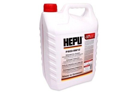 Антифриз Hepu "Antifreeze Ready Mix Red -37°C", 5л P900-RM12-005