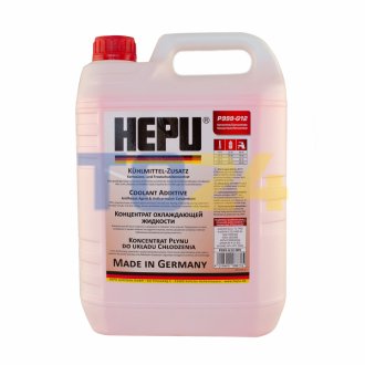 Антифриз HEPU G12 FULL  RED (Канистра 5л) P999-G12-005