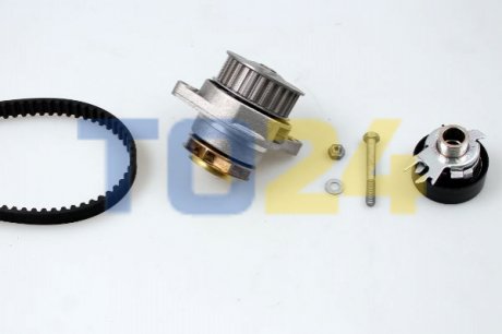 Комплект ГРМ (ремень+ролик+помпа) HEPU PK05401 (фото 1)