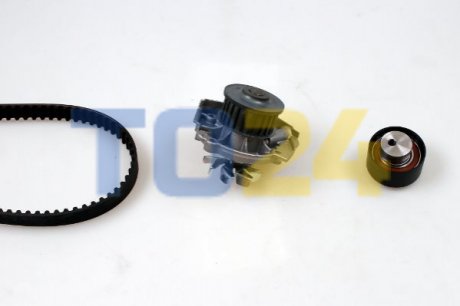 Комплект ГРМ (ремень+ролик+помпа) HEPU PK10580 (фото 1)