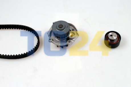 Комплект ГРМ (ремень+ролик+помпа) HEPU PK12010 (фото 1)