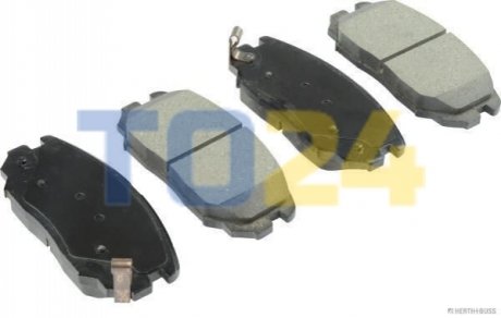 Дисковые тормозные колодки (передние) HERTH+BUSS JAKOPARTS J3600544 (фото 1)