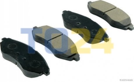 Дисковые тормозные колодки (передние) HERTH+BUSS JAKOPARTS J3600911 (фото 1)