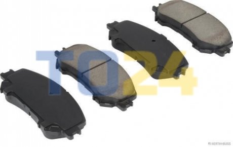 Дисковые тормозные колодки (передние) HERTH+BUSS JAKOPARTS J3601007 (фото 1)