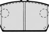 Гальмівні колодки, дискове гальмо (набір) HERTH+BUSS JAKOPARTS J3601072 (фото 2)