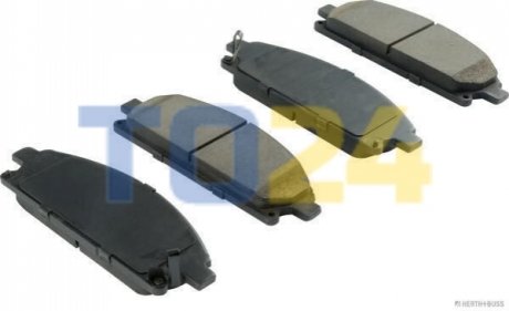 Дисковые тормозные колодки (передние) HERTH+BUSS JAKOPARTS J3601090 (фото 1)