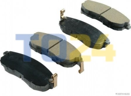 Дисковые тормозные колодки (передние) HERTH+BUSS JAKOPARTS J3601097 (фото 1)