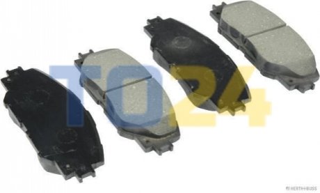 Дисковые тормозные колодки (передние) HERTH+BUSS JAKOPARTS J3602124 (фото 1)