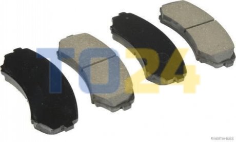 Дисковые тормозные колодки (передние) HERTH+BUSS JAKOPARTS J3605038 (фото 1)