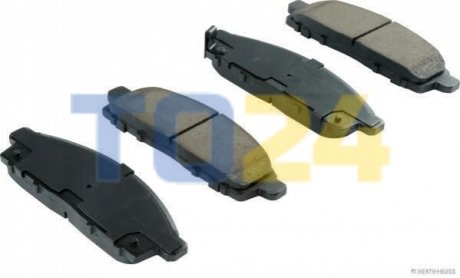 Дисковые тормозные колодки (передние) HERTH+BUSS JAKOPARTS J3605065 (фото 1)