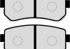 Гальмівні колодки, дискове гальмо (набір) HERTH+BUSS JAKOPARTS J3610312 (фото 2)