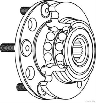 Підшипник маточини передній J4705029