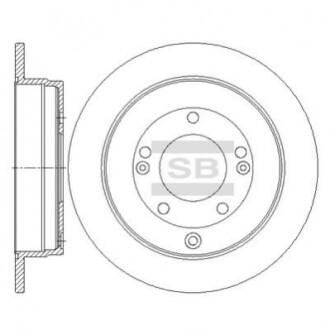 Диск гальмівний SD1089