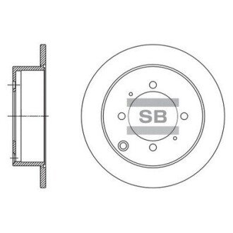 Диск гальмівний SD1138