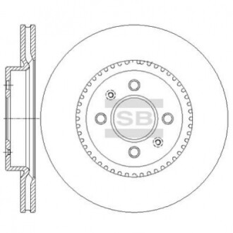 Тормозной диск (передний) SD2043