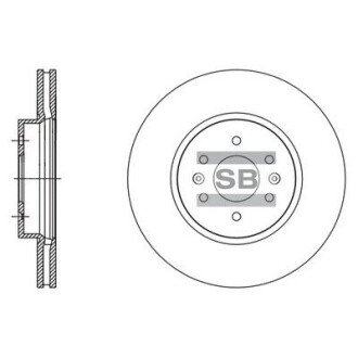 Гальмівний диск передній SD2057