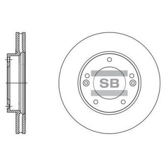 Тормозной диск передний SD2067