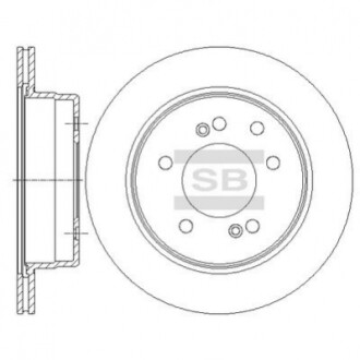 Гальмівний диск (задній) SD3043