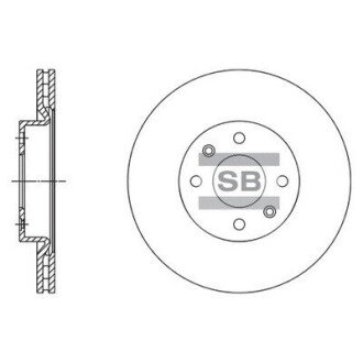 Тормозной диск передний SD3061