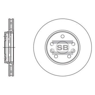 Тормозной диск передний SD3062