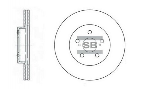 Гальмівний диск (передній) SD4001