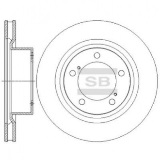 Гальмівний диск передній SD4062