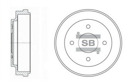 Тормозной барабан SD4212