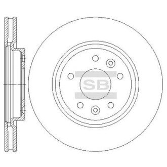 Диск гальмівний SD4251