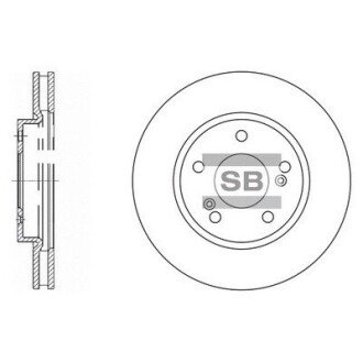 Диск тормозной SD4312