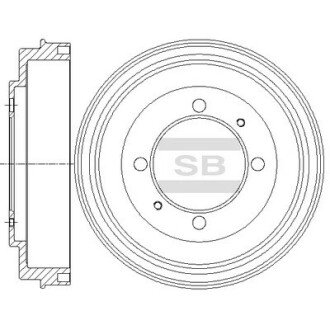 Диск гальмівний SD4318