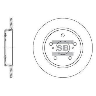 Диск тормозной SD4615