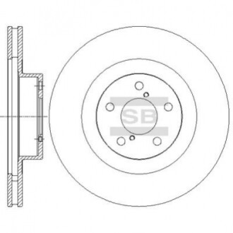 Гальмівний диск передній SD4701